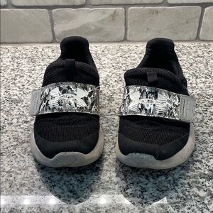 Under Armour Kids Black and Gray Sneakers